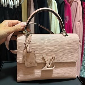 Louis Vuitton pink flap top handle bag- flawless